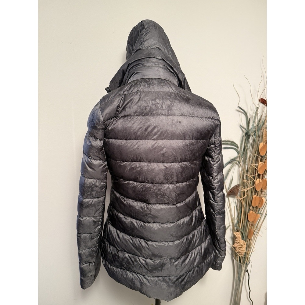 Lululemon Womens Pack It Down Puffer Jacket Size 6 Diamond Dye Melanite Black